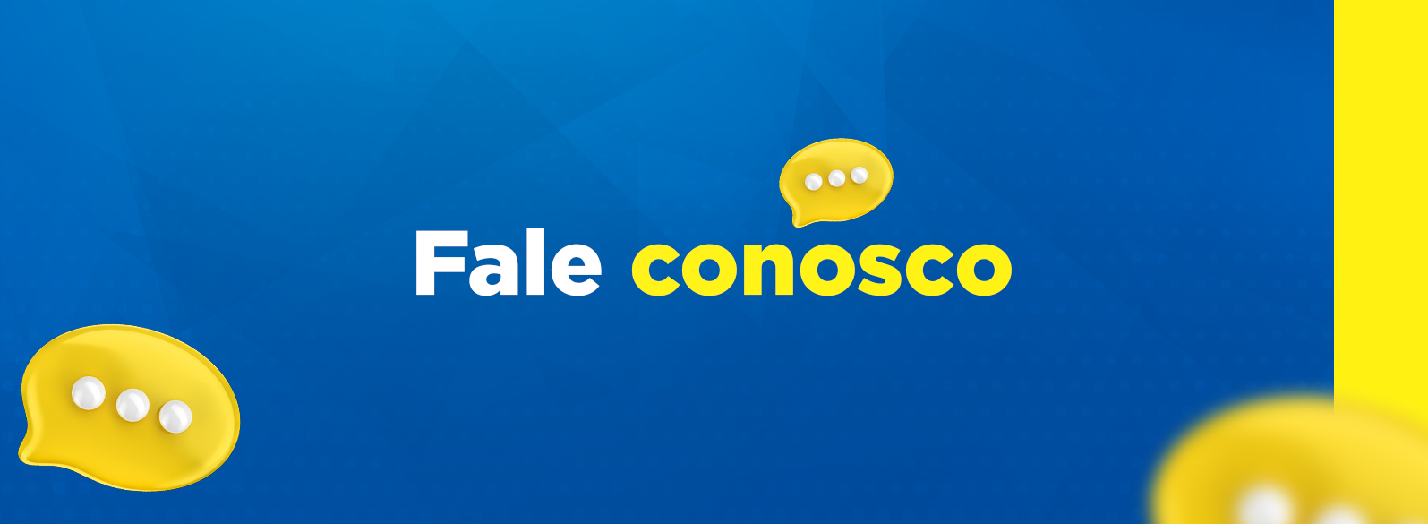 Fale, sugira, reclame